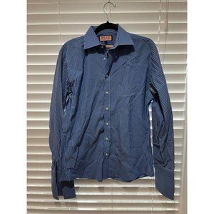 Thomas Pink French Cuff Long Sleeve Button‎ Up Shirt - Size 15.5
